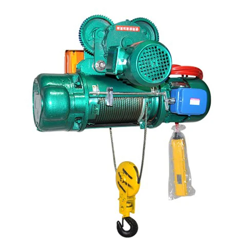 1 Ton 6m Electric Wire Rope Crane Hoist CD Single Lifting Speed Professional Industrial Lifting Equipment with CE Certificate