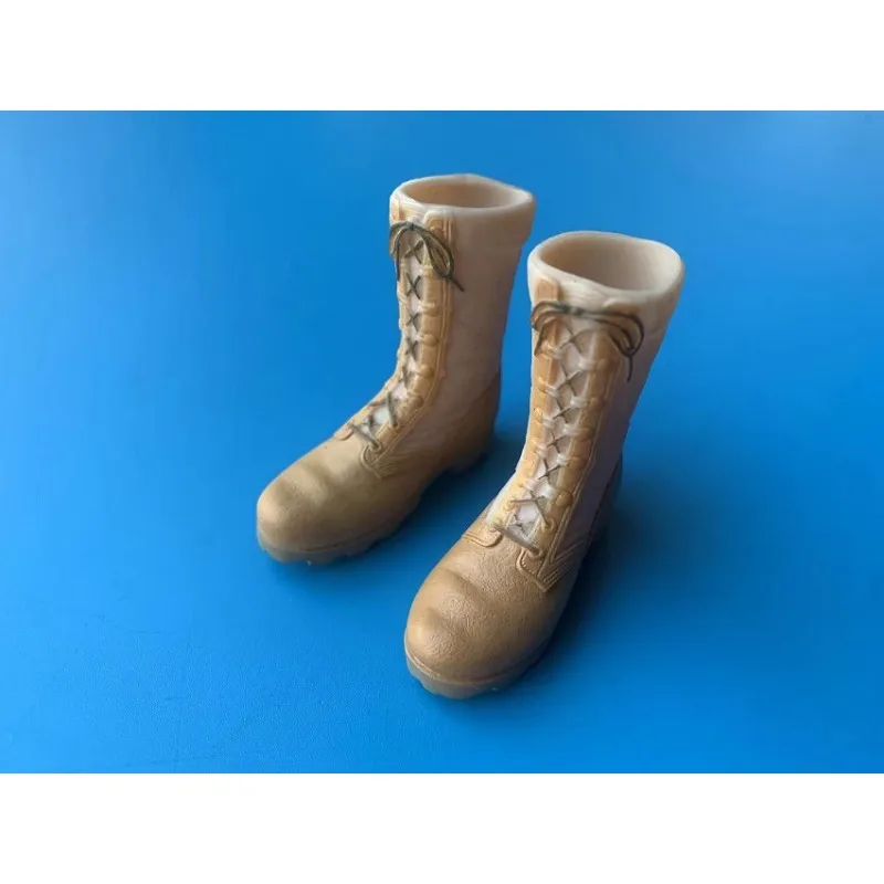 Chaussures Creuses de Soldat à Échelle 1/6, Bottes de Travail Rondes, Modèle de Chaussures pour Figurines d'Action BJD de 12 Pouces, Accessoire de Costume