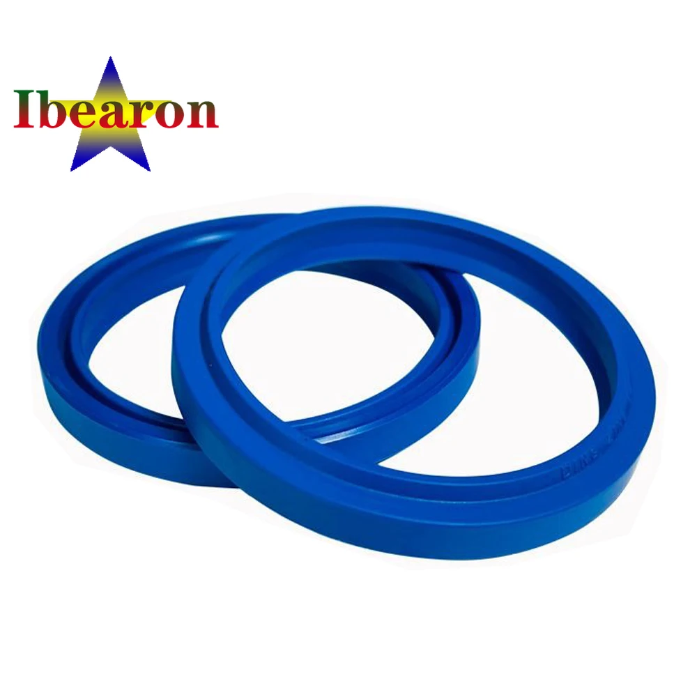 10PCS DHS-35 DHS-35.5 DHS-36 DHS-38 DHS-40 DHS-45 DHS-50 Wiper Seals Hydraulic Double Lip Dust Seal Polyurethane(PU)