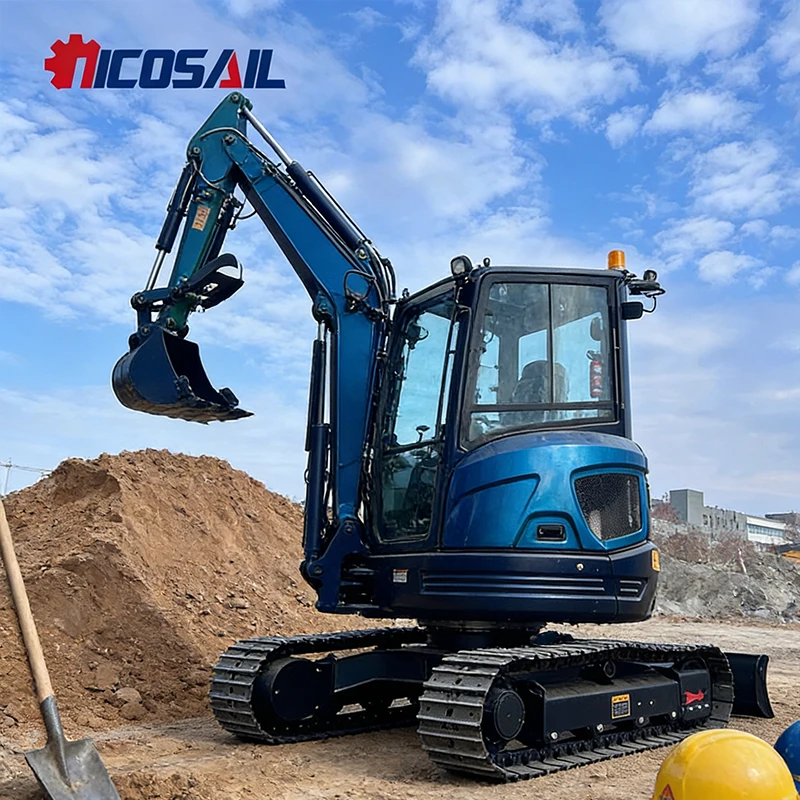 

3,5-тонный мини-экскаватор с двигателем Kubota, мини-экскаватор EURO5, садовый 1-тонный 2-тонный экскаватор, бытовой мини-экскаватор