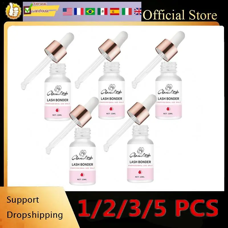 1-5pcs 10ml Super Bonder fixing agent for Eyelash Extensions Primer for Lashes Glue Help adhesive for Eyelash