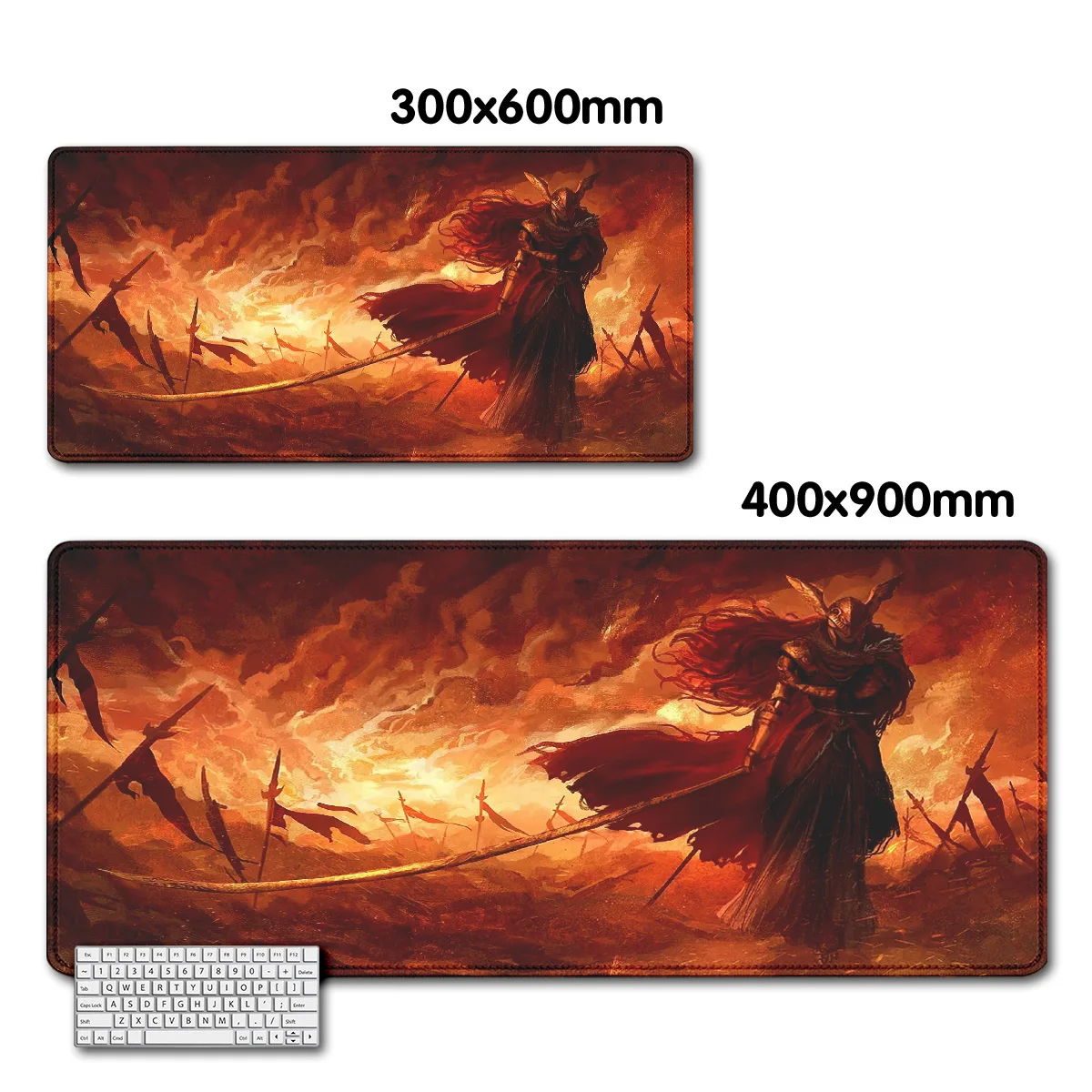 Grande Anime Gaming Mouse Pad, Mousepad, Acessórios de Mesa, Escritório, Computador, Mesa, Mesa, Mat, Gamer, Elfos Anel, Anel