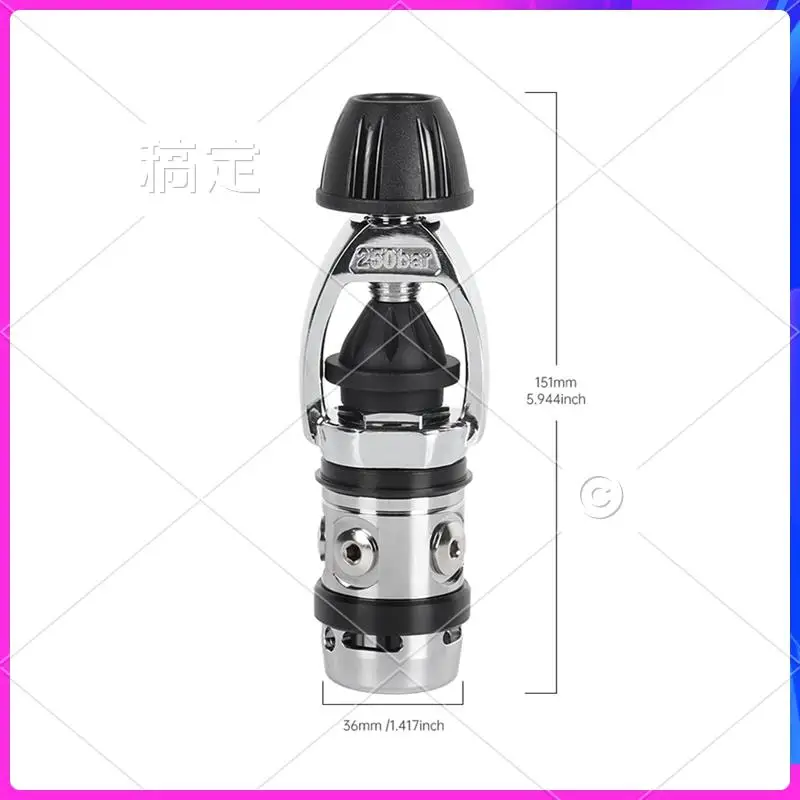 

AUU-Professional 5-Port First And Second Class Reducing Valve Scuba Regulator For Diving Enthusiasts