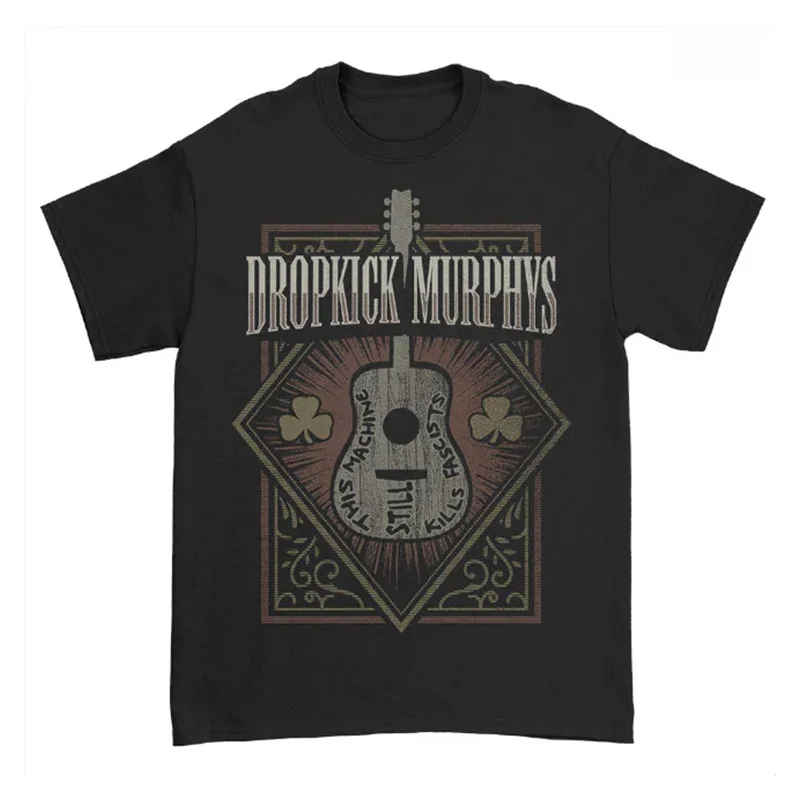 

Футболка с коротким рукавом Dropkick Murphys 2024 Tour Rock Band, с прямым принтом, молодежная, модная, хлопковая, летняя, не мнется