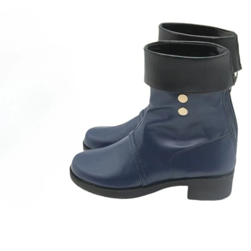 Arquivo azul tachibana hikari nozomi cosplay botas sapatos de couro do plutônio para festa de halloween casual tamanho 35-42