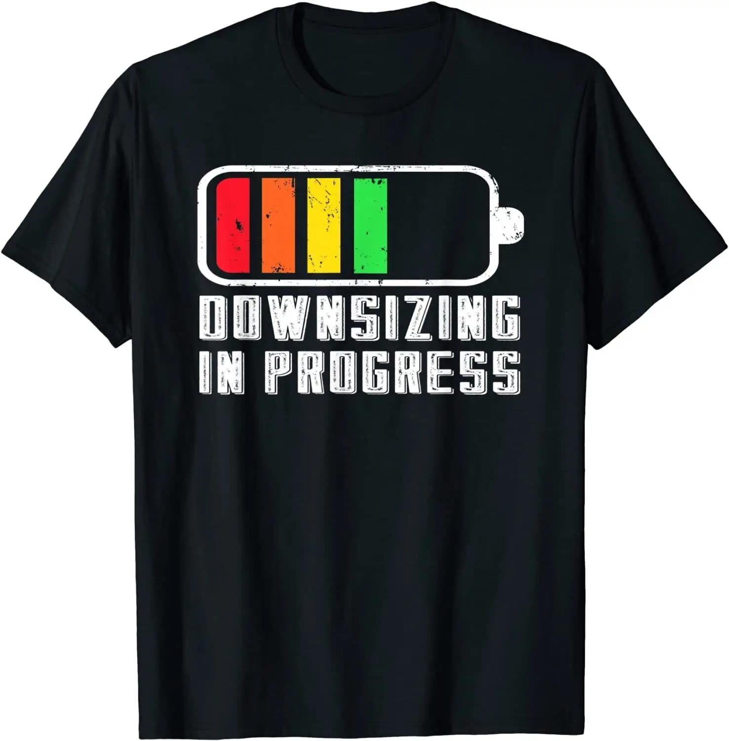 NEW Downsizing Progress Gastric Bypass Surgery Weight Loss T-Shirt - MADE IN USA