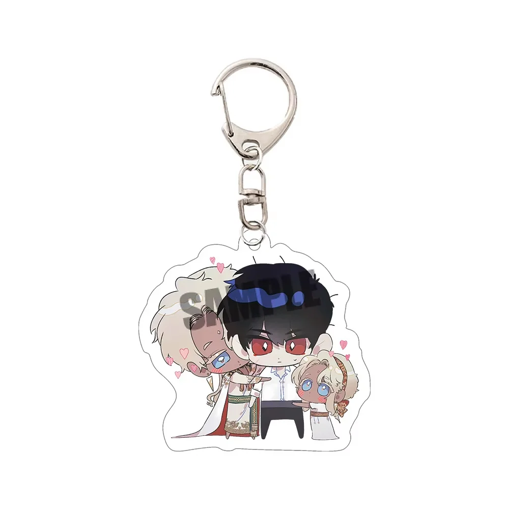 6CM Anime Blossoms of the White Night Model Cosplay Keychain Charm Characters Ornament Accessories Goods Collection Gifts
