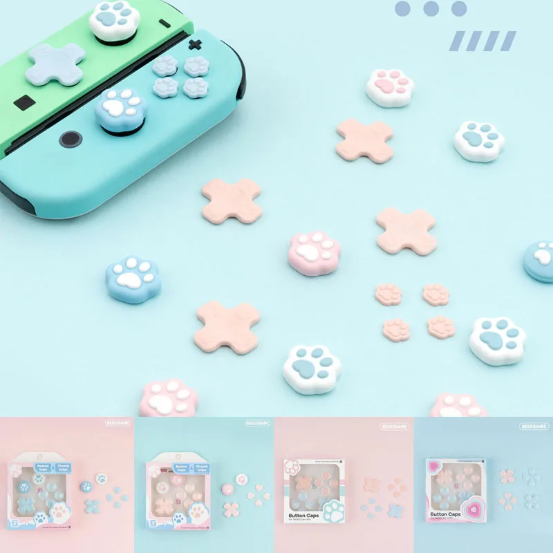 Наклейка для джойстика ABXY X, D-pad Move Cross Direction, для Nintendo Switch, Joy-con, кожаный чехол