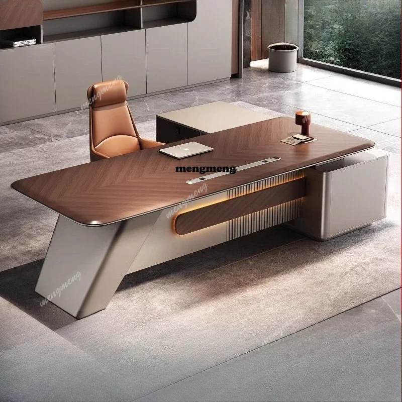 Hot sales Simple and Modern room offices office desks and workstations Light luxury executive desk computer desk Room desks