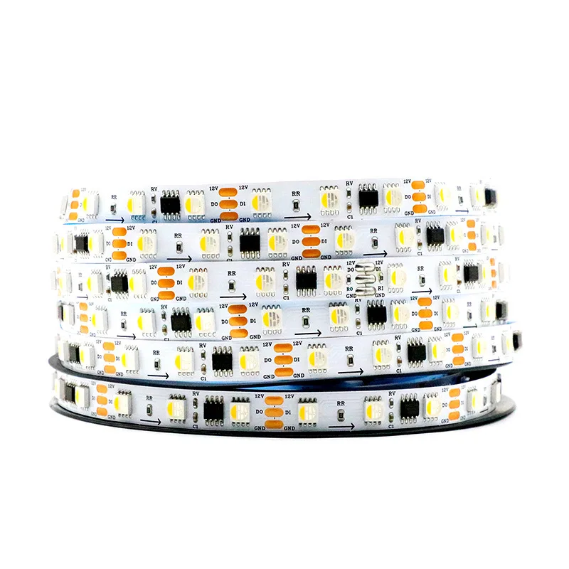 

WS2814 RGBW Led Strip Light 4 in 1 Similar SK6812 RGBW Pixels Addressable 12V 24V RGBWW RGBCW 5050 3pin Led Lights IP30 65 67