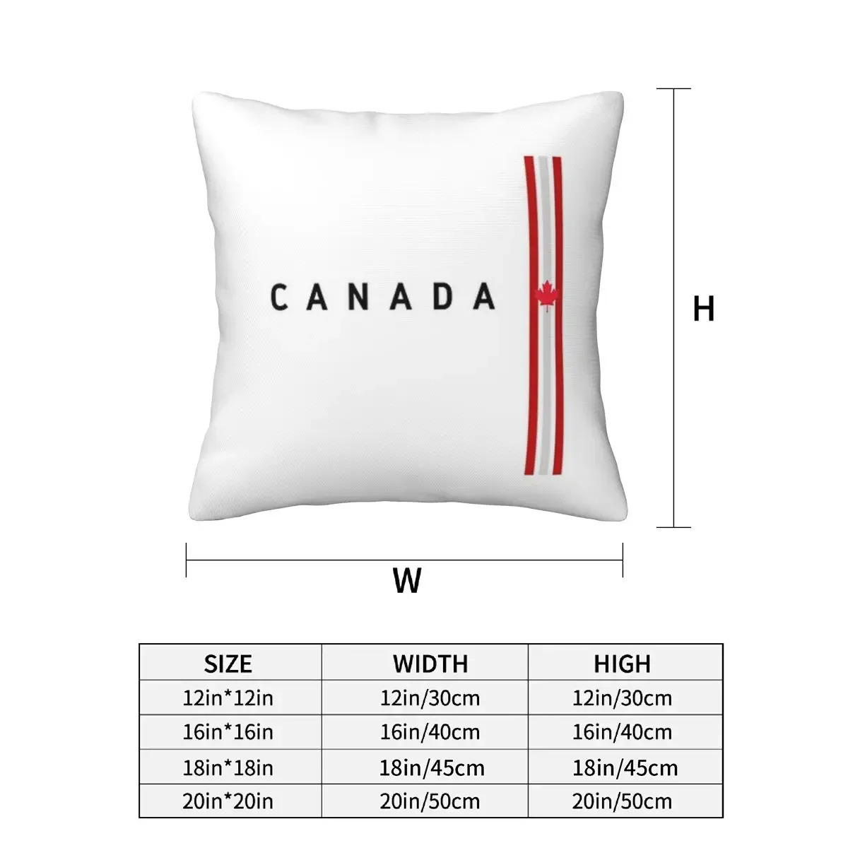Canada Flag National Culture 2 pcs Square Pillowcase Pillow Cover Cushion Decor Comfort Throw Pillow for Home Sofa