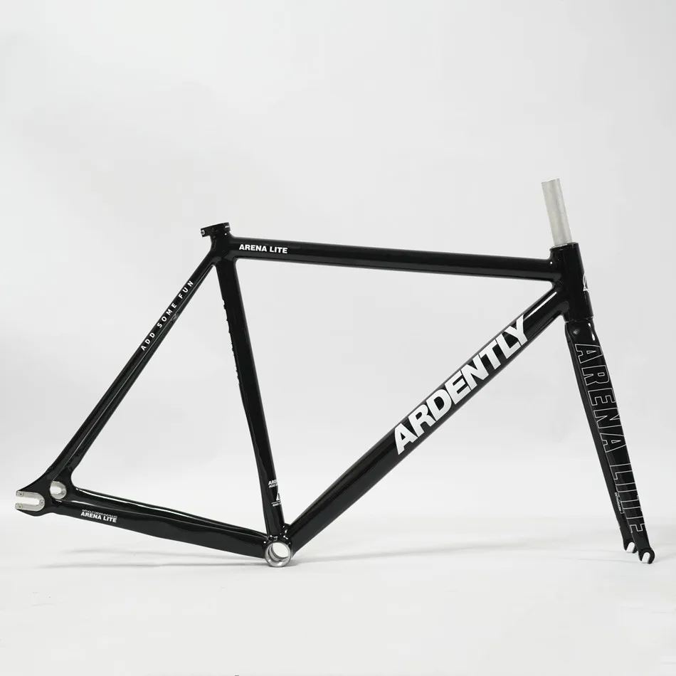 Ardently Lite Frameset 700C Aluminiowa rama i widelec z kołem stałym Rower Fixie 50CM 52.5CM 55CM Części rowerowe o pojedynczej prędkości