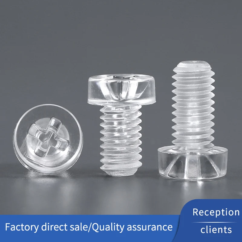 M6-M8 Round head screws Transparent plastic plastic screws Aggreko PC screw Nut Accessories