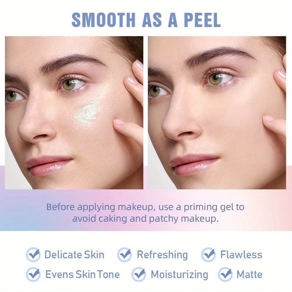 1 PC Baza do twarzy Shrink Pore Primer Cream Base Foundation Smooth Face Brighten Makeup Skin Invisible Pores Concealer