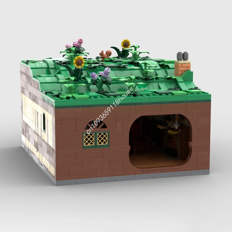 1778 قطعة MOC حقيبة نهاية كتاب الزاوية الخواتم اللبنات DIY بها بنفسك عيد الميلاد لعبة هدية تجميع فكرة الإبداعية التعليم الطوب الأطفال