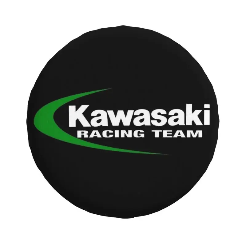 Kawasakis Racing Spare Tire Cover for Mitsubishi Jeep RV SUV Camper Motorcycle Car Wheel Protector Covers 14