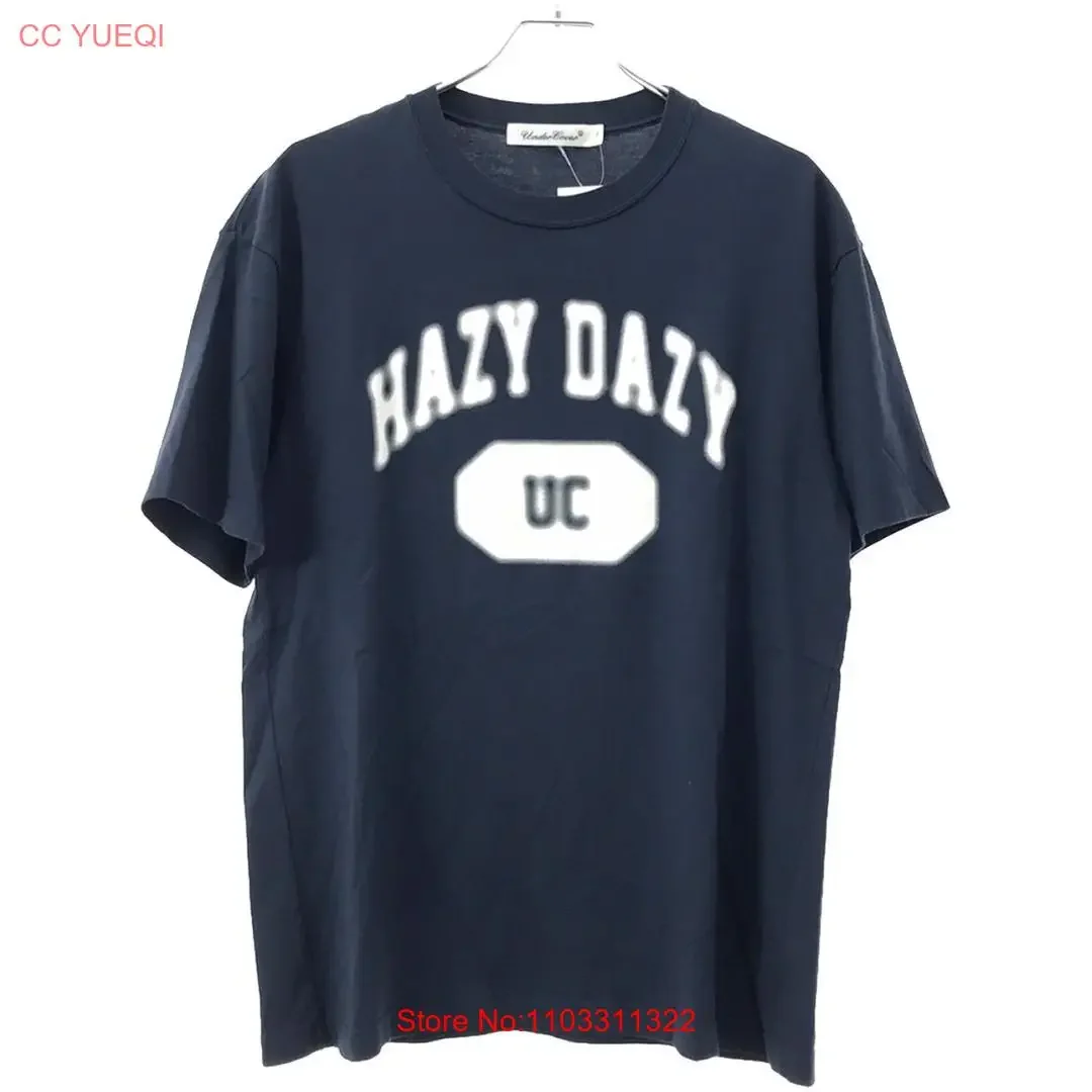 ФУТБОЛКА UNDERCOVER UNDERCOVER ФУТБОЛКА С ПРИНТОМ HAZY DAZY UC1D2805 NAVY 1, б/у MESC 0, винтажная стираная мужская футболка унисекс, удобная