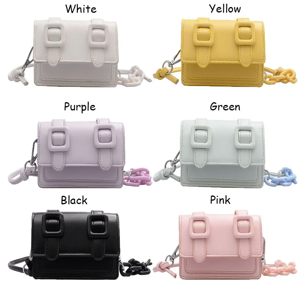 Mini Small Messenger Bags For Women Girl Chain Purse PU Leather Handbag Ladies Girl Crossbody Bags Designer 2022 Summer Yellow