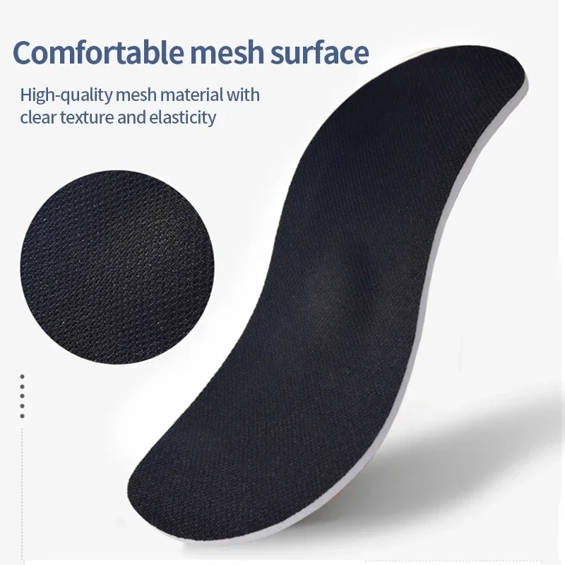 2 Paar Premium-Einlegesohlen mit hoher Fußgewölbestütze, Gel-Pad, 3D-Fußgewölbestütze für Plattfüße, für Damen und Herren, orthopädische Fußschmerzlinderung, Dämpfungskissen – Detail 6