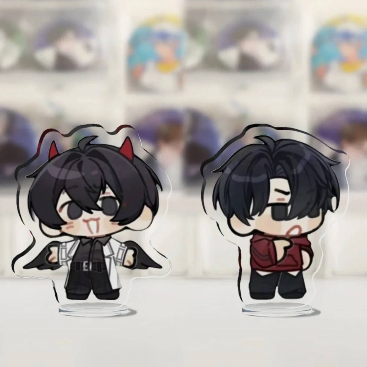 

Зчитувач Quanzhi, визуальная периферийная табличка, только золотой сын Лю Чжунхе, милый акриловый настольный орнамент с героями мультфильмов, маленький подарок