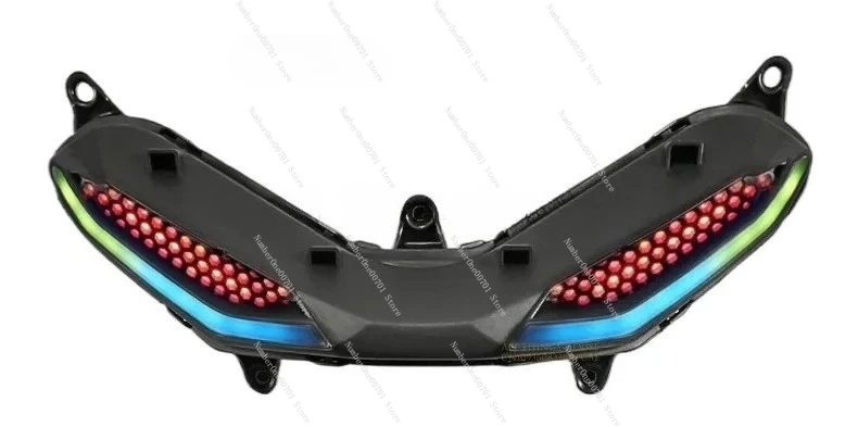 

12V LED Motorcycle Integrated Turn Signal DRL Front Headlight Remote Control Color-Changing Light Compatible For Y15ZR V1 V2