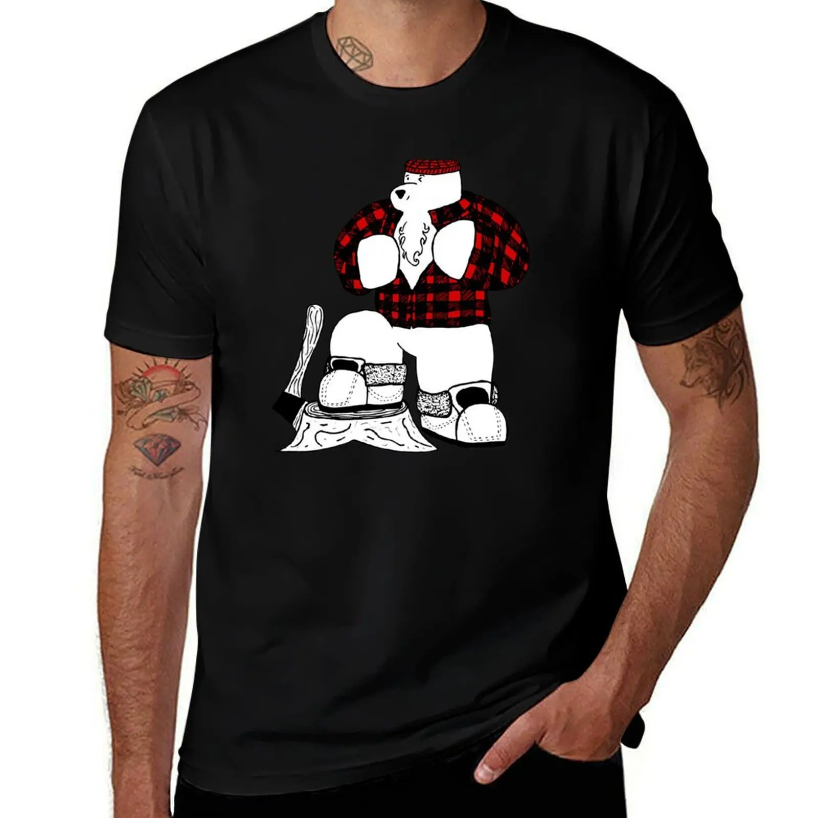 

Lumberjack Bear T-Shirt t shirt custom print anime tshirt T-Shirt