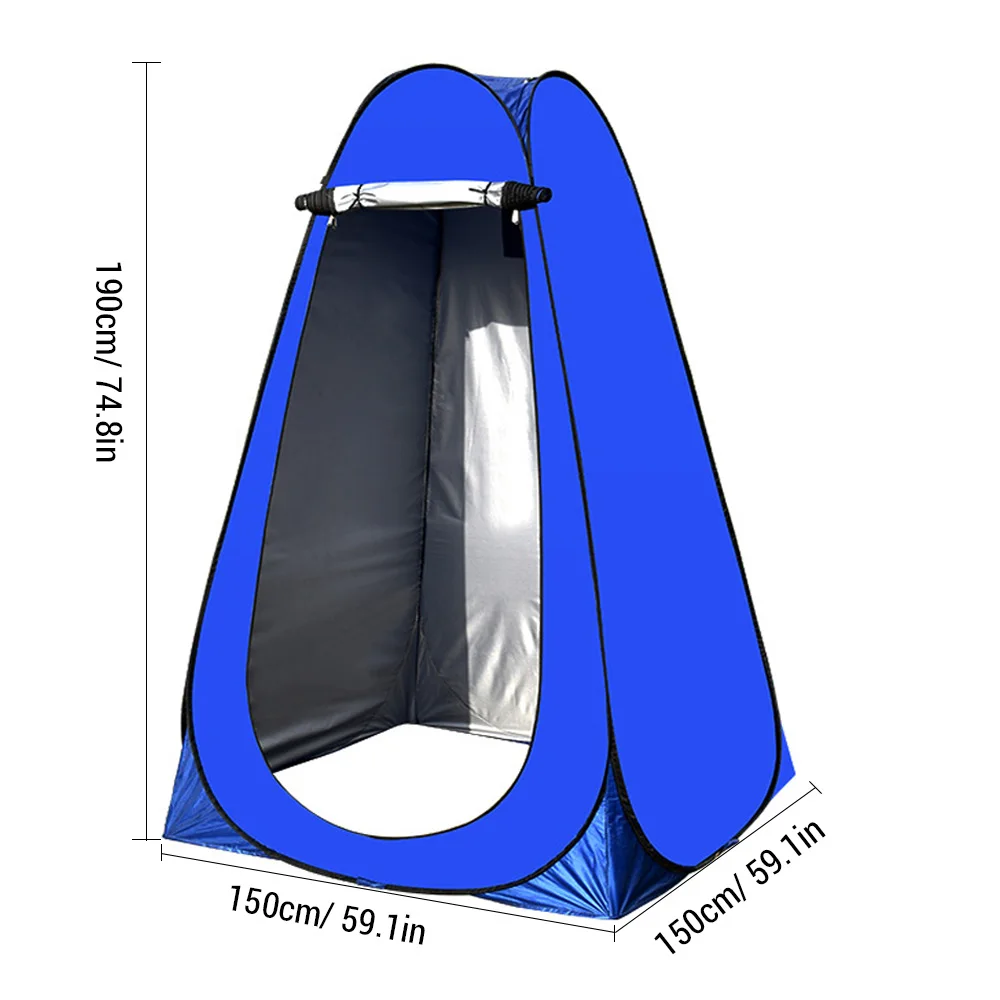 Pop Up Privacy Tent Shower Tent Outdoor Camping Bathroom Toilet Tent Portable Changing Tent