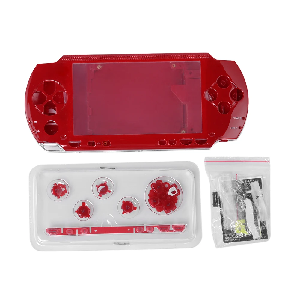 Volle Gehäuse Fall für PSP1000 PSP 1000 Spiel Konsole Shell Oberschale Cover mit Tasten Schrauben Professionelle Shell Schutz Kit