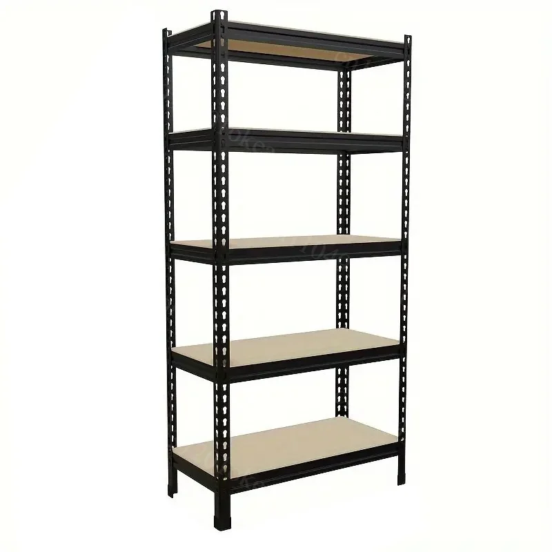 Small Angle Steel Storage Rack Household Warehouse Shelving Unit Boltless Angle Iron Storage Shelf for Storage Room