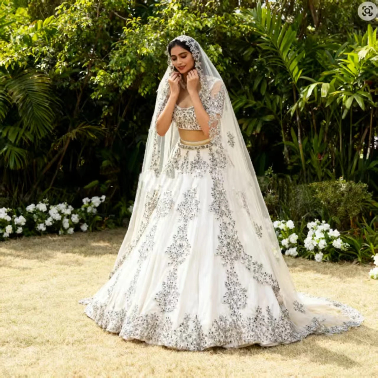Luxury White Indian Evening Dresses With Wrap Elegant Two Piece Lace Dubai Arab Prom Dresses Maxi Formal Customised
