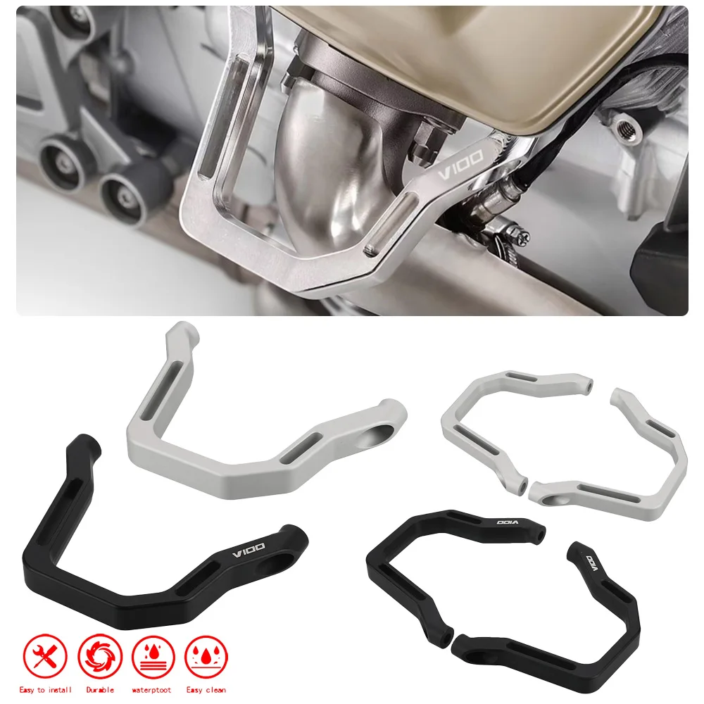 

FOR Moto Guzzi V 100 Mandello 2023-2025 V100 v100 Mandello S Engine Frame Crash Protection Motorcycle CNC Aluminium Accessories