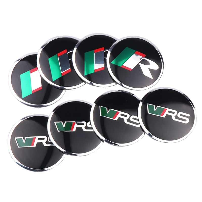 4pcs 56/60mm Car Wheel Center Cover Badge Sticker Hub Cap Replacement For Skoda S Fabia 2 Superb 2 Octavia Karoq VII VRS Scala