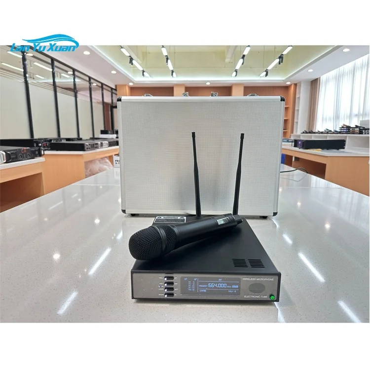 

RIY-10a Professional UHF Wireless Microphone Karaoke 1 Channel Wireless Microphone for Church Stage Performance