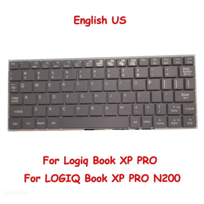 JY Ultrasound Keyboard For GE Healthcare For Logiq Book XP PRO DOK-V6227H TX-00-US 5442979 For LOGIQ Book XP PRO N200 English Gr