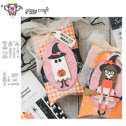 Piggy Craft metalowe matryce do wycinania matryce do wycinania Halloween dziewczyna Scrapbook papier rzemiosło nóż forma ostrze dziurkacz szablony matryce