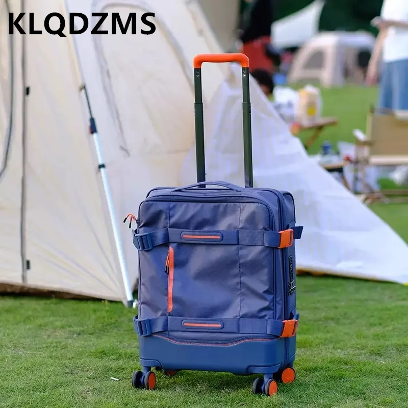 

KLQDZMS Exported To Japan The Luggage Waterproof Lightweight Resistant Luggage Case Of 20"24"28 Three Piece Travel Suitcase Set