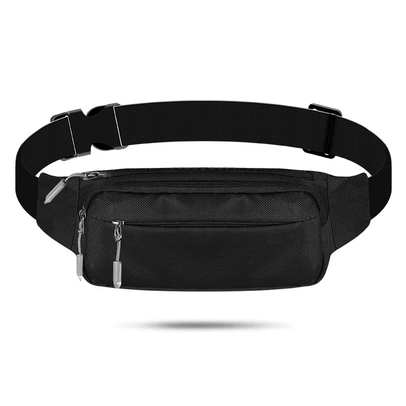 

QUESHARK Running Mobile Phone Fanny Pack Large Capacity 3 Layer Anti-theft Outdoor Sport Waist Pack Waterproof Reflective Bag