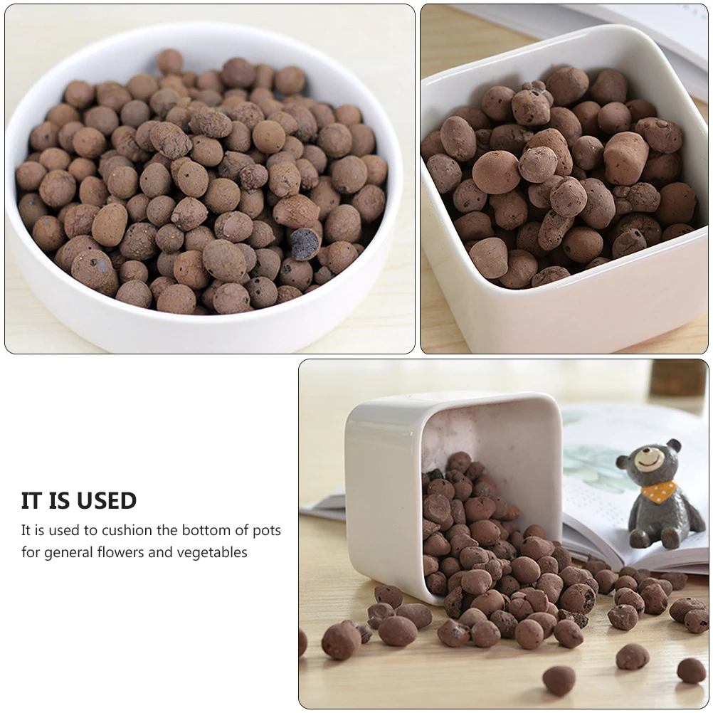 

Water Absorbing Retaining Ceramic Pellets 1000g 0.5-1cm Breathable Drainage Ceramsite Expanded Clay Biofertilizer Gardening