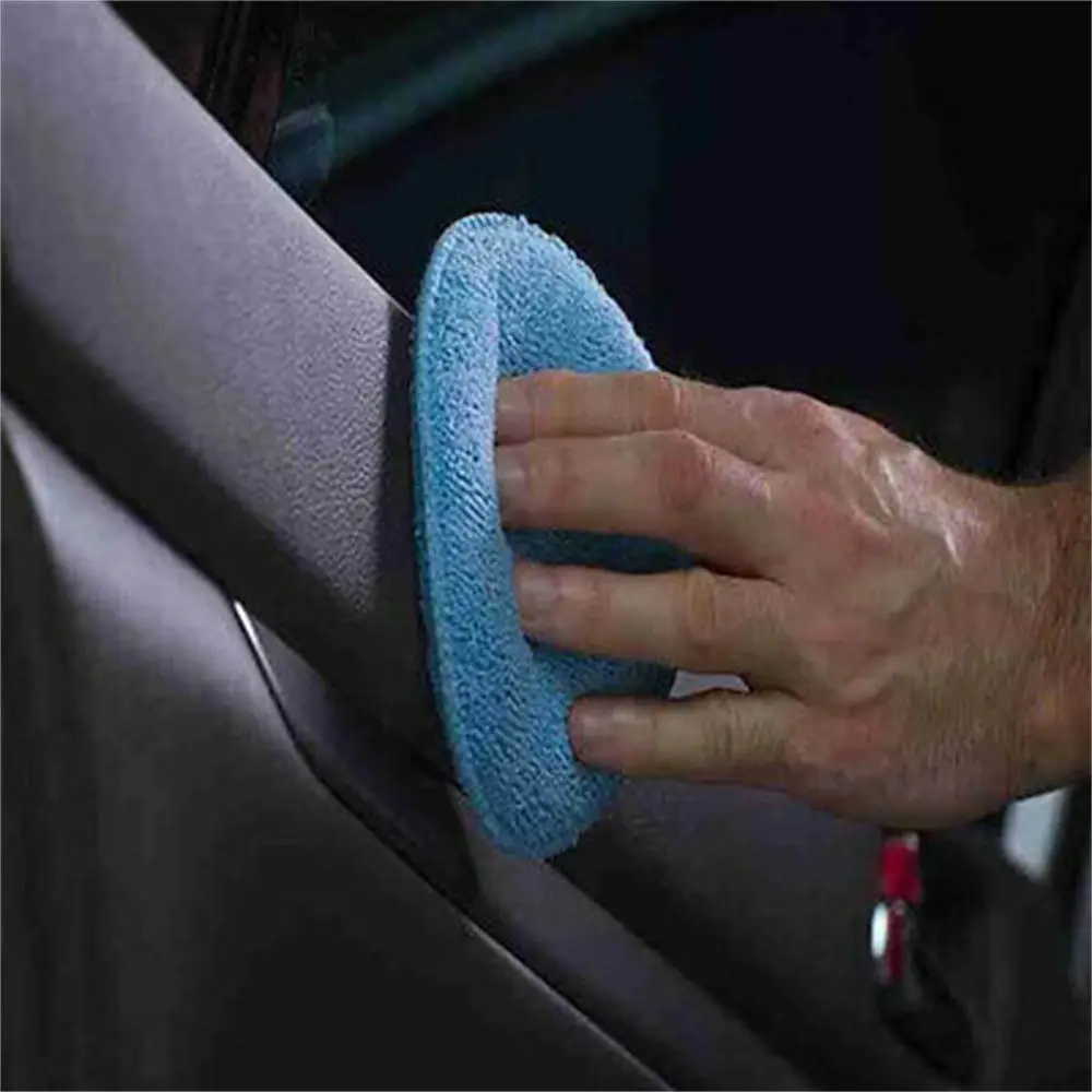 1/5/10Pcs 5 inch Cleaning Pad Vehicle Accessories Wax Applicators Foam Applicator Dust Remove Sponge Polishing Pads