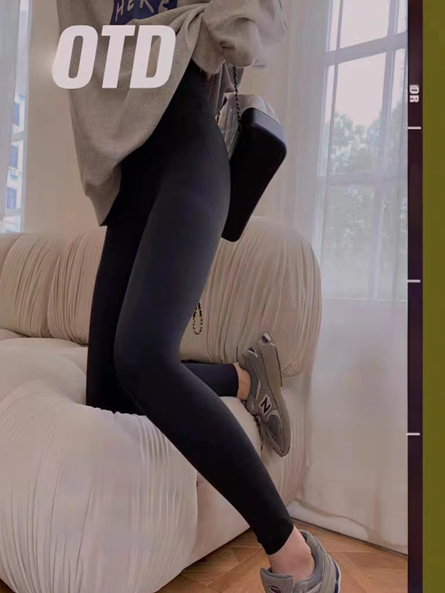 

Matte High-Waist ark Skin Yoga Pants Comfortable Slimming Leggings Versatile Base Layer High Waist Tummy Control Butt Lifting