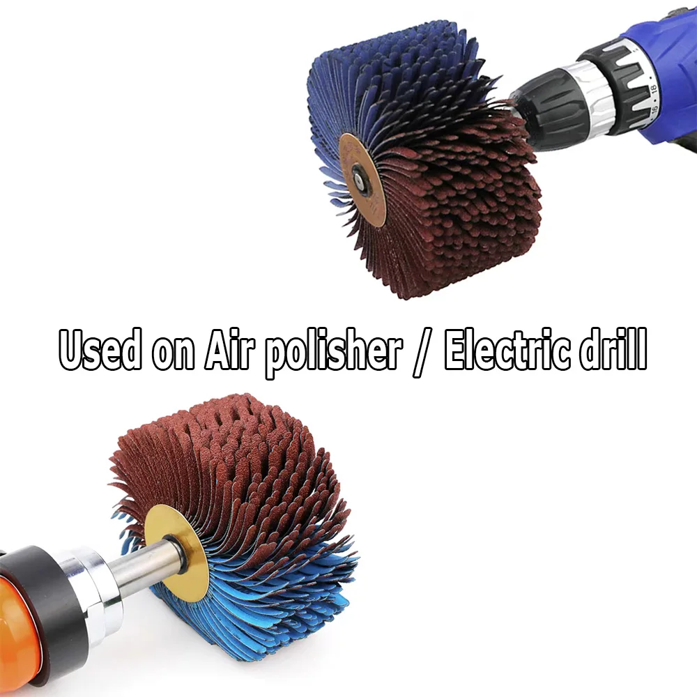 118x60 مللي متر/30 مللي متر شرائط القماش الكاشطة فرشاة تلميع عجلات الهواء الملمع اكسسوارات للخشب طحن التلميع #5