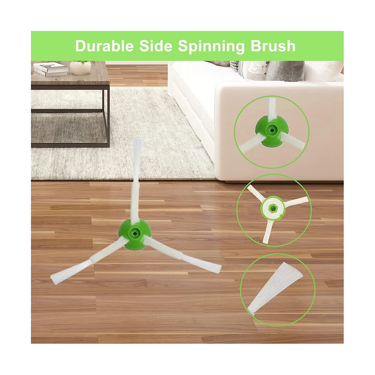 Lot de brosses en caoutchouc pour aspirateur robot ChlorJ7 +, 12 pièces de rechange, brosse latérale, vadrouille, gril