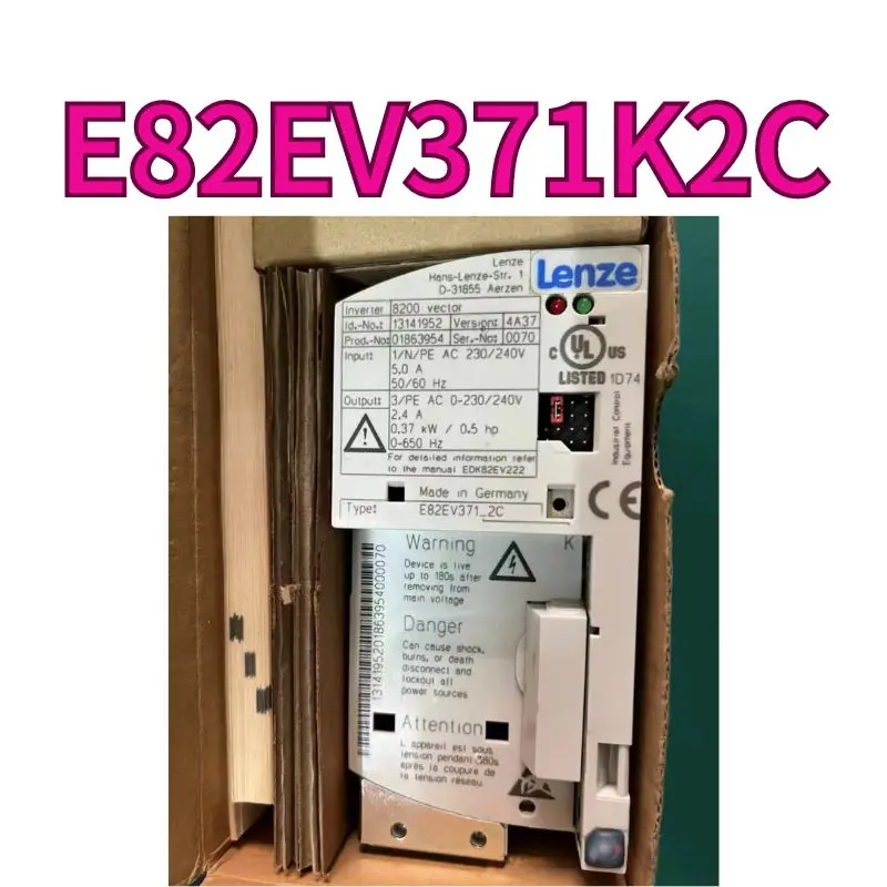 New 0.37KW inverter E82EV371K2C in stock for quick delivery