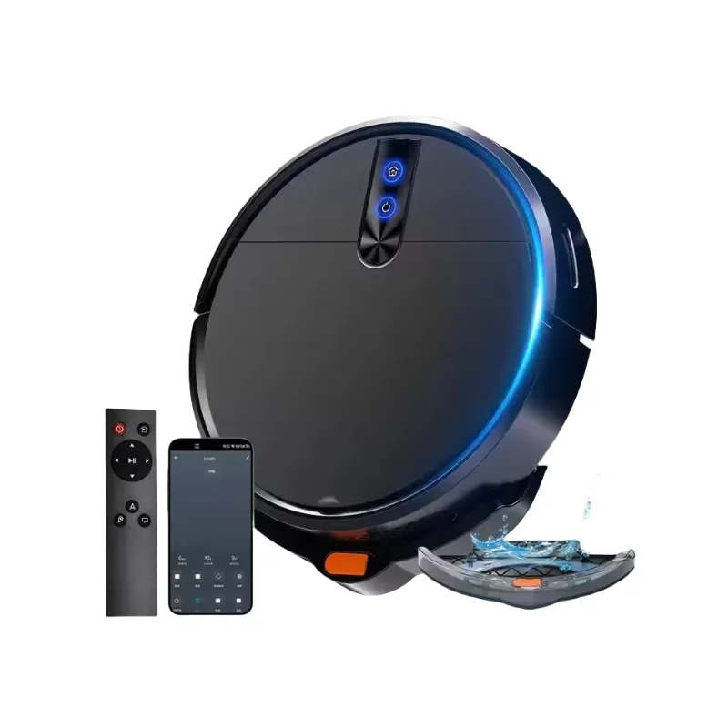 Hot Sell F503 Smart Vacuum Cleaner Robot Intelligent Floor Sweeping, Self-Cleaning Mop, HEPA & LDS, Battery-Powered Dry Cleaning