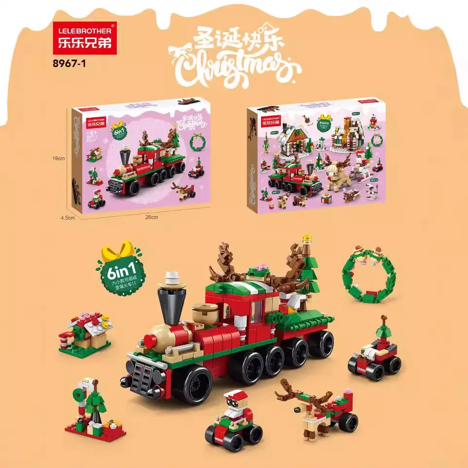 Christmas Village Building Set Tree House Mini Bricks Building Blocks Toys for Children Girls 7 to 10 Year Adults Block Boy Gift