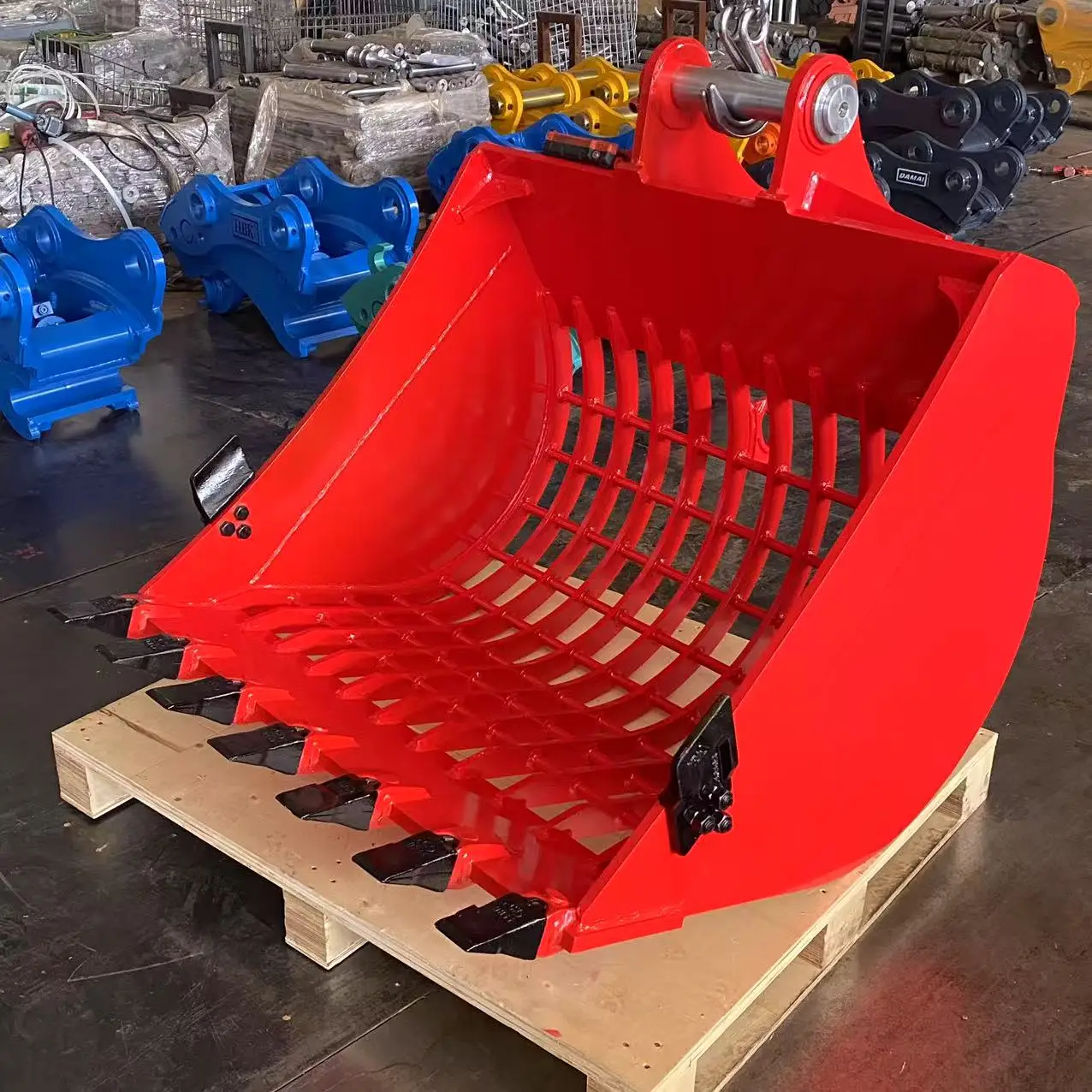 

DHG-06 Skeleton Rock Bucket Excavator Repair Compatible with for CAT for XCMG for Sieve Attachment