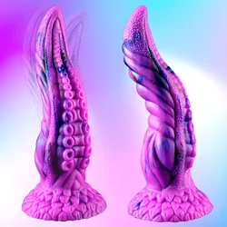 Silicone mostro Dildo grande polpo drago Dildo Plug anale con ventosa realistico tentacolo Dildo giocattolo del sesso per la Vagina gioco anale