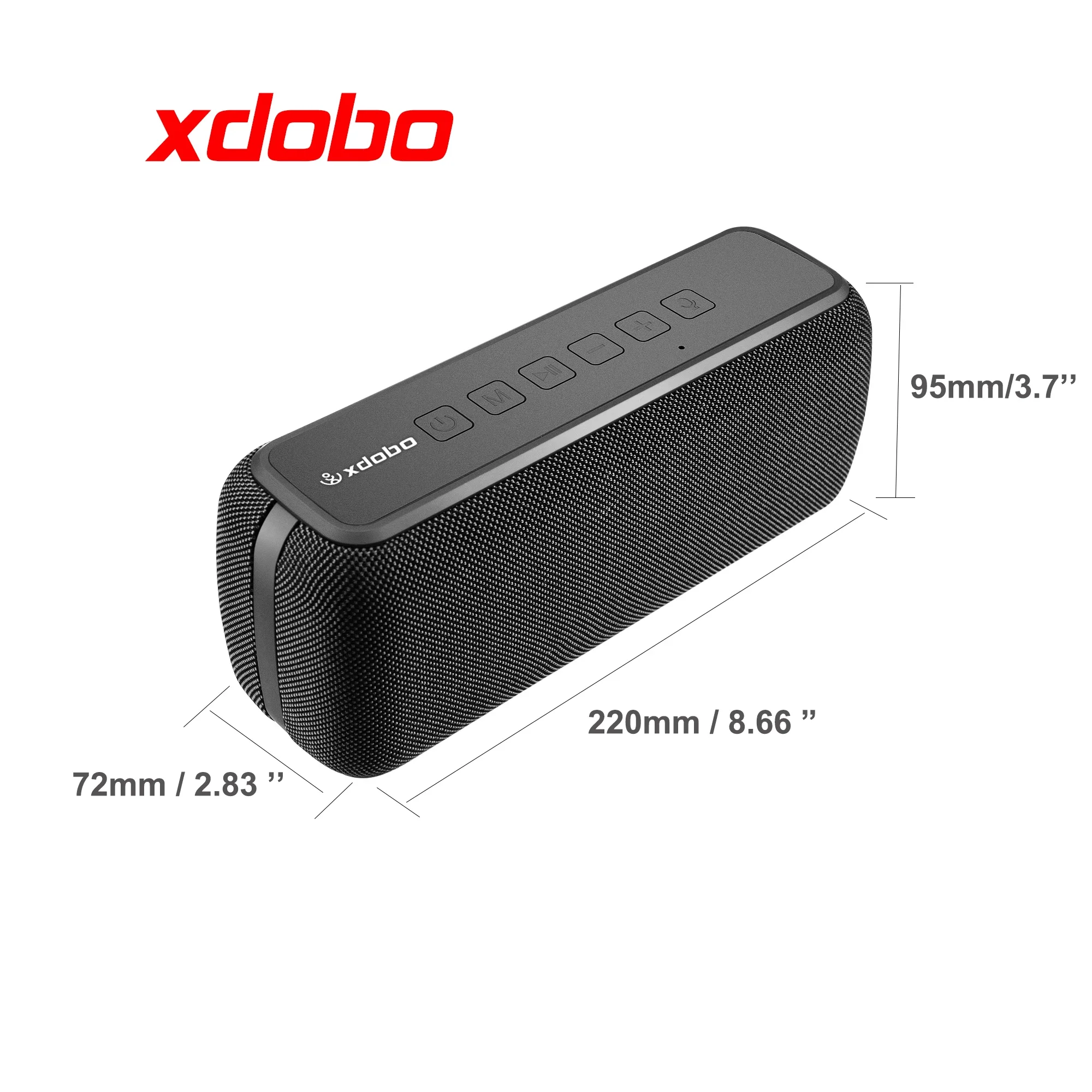 XDOBO X8 60W Portable Bluetooth-Compatible Speakers Bass with Subwoofer Sound Box Wireless Waterproof TWS