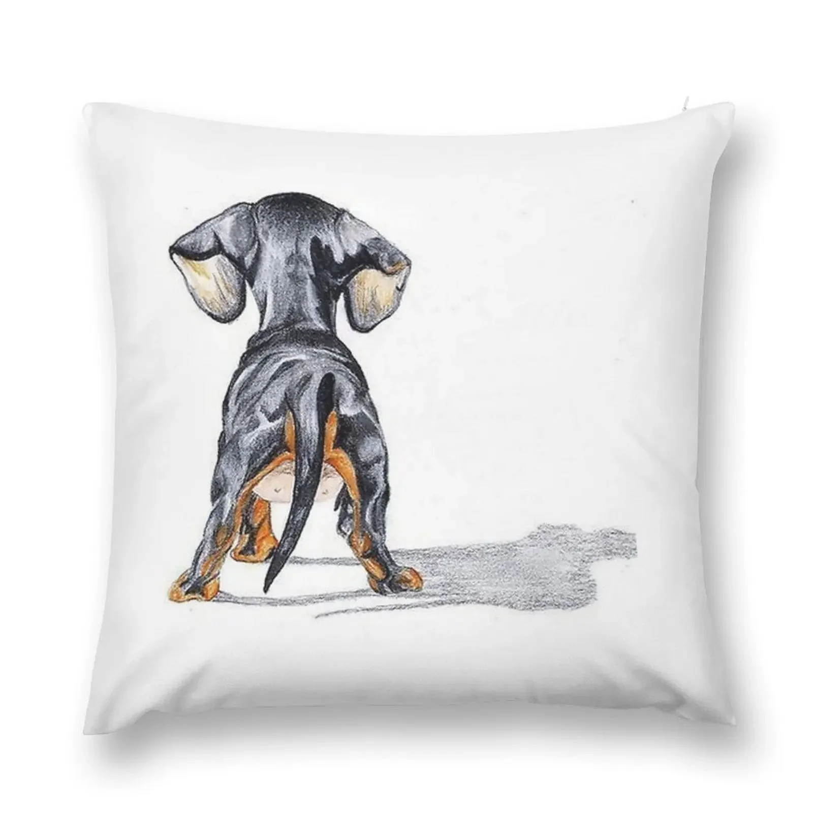 Dachshund Dog pupy back Throw Pillow Pillowcase Pillowcases Sofa Cushions Luxury Sofa Cushions pillow