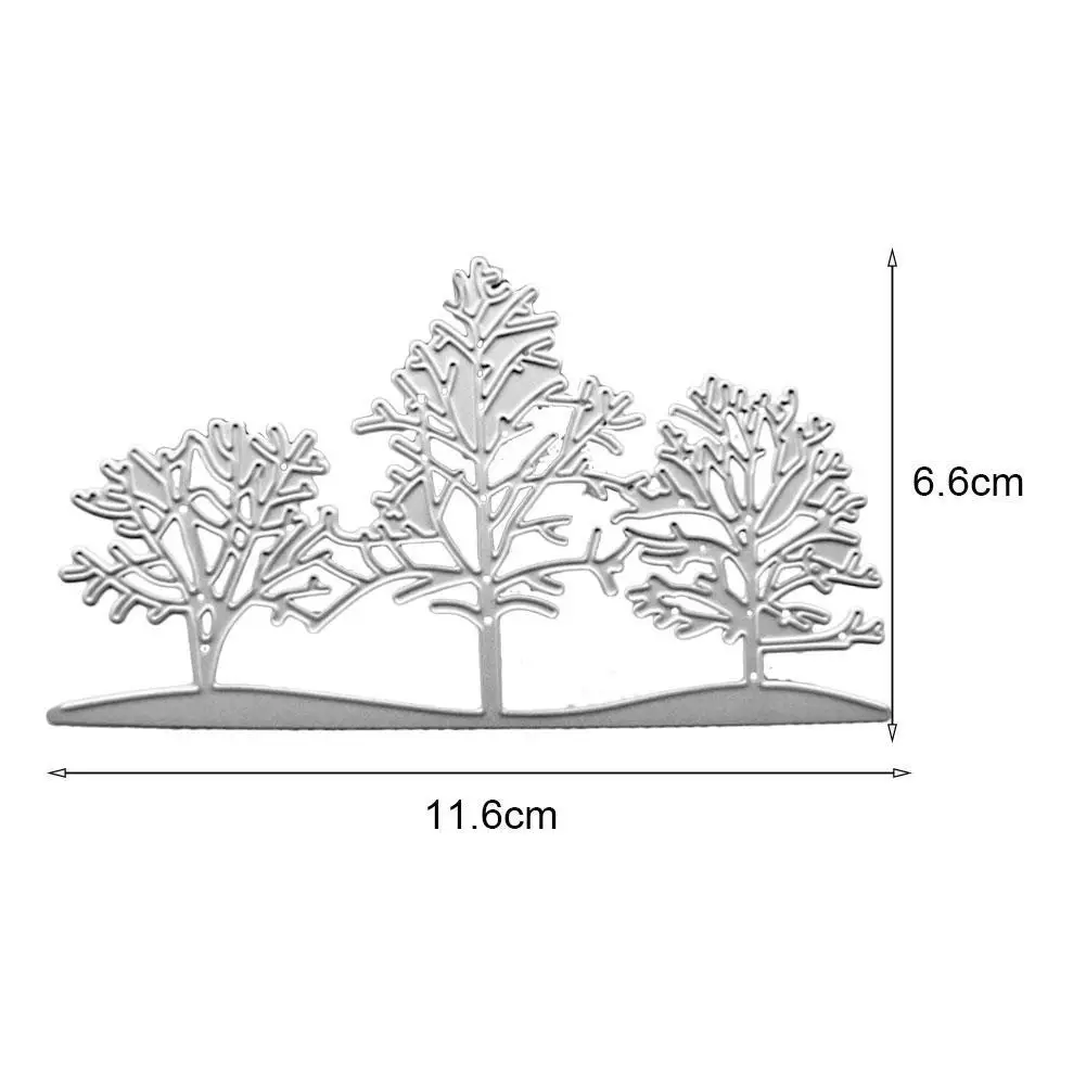 Three Trees 2023 Metal Cutting Dies DIY Scrapbooking Stencils Album Knife Card Paper Mould Embossing Mold Photo Craft Items